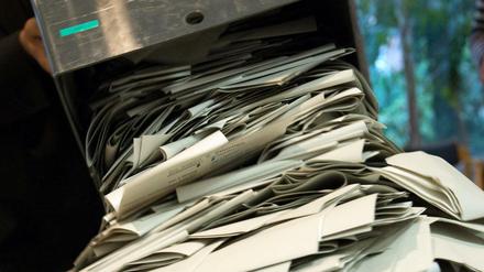 Viele Wähler hatten im September 2017 bei der Abstimmung per Brief die angekreuzten Zettel irrtümlich in den falschen Umschlag gelegt.