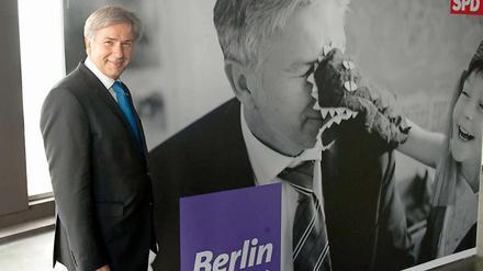 Nun auch mit Wowereit - am Anfang der Kampagne hatte die SPD noch auf Plakate ohne Fotos des Regierenden Bürgermeisters gesetzt.