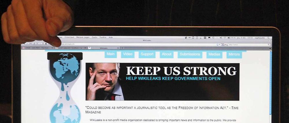 Keep us strong, bittet Wikileaks-Gründer Julian Assange.