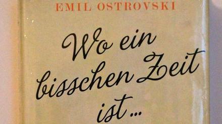 "Wo ein bisschen Zeit ist" - der erste Roman von Emil Ostrovski (23). Der gebürtige Russe hat in den USA Philosophie studiert.