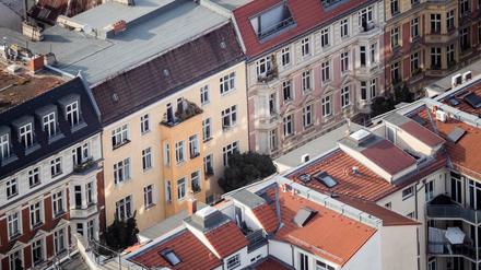 Wohnhäuser in Berlin, vom Fernsehturm aus gesehen. Der Markt für Wohnimmobilien gilt als extrem angespannt in der Hauptstadt.
