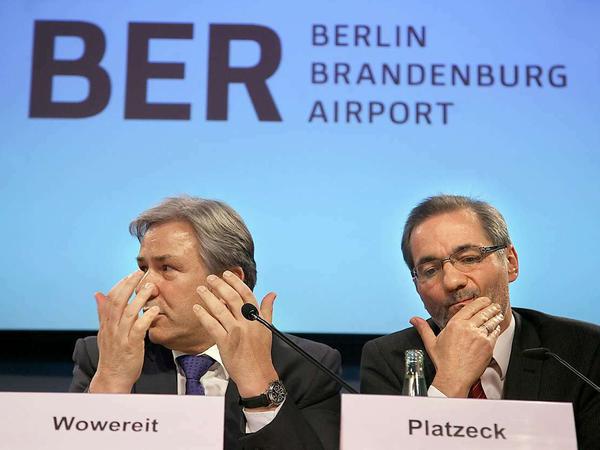 Berlins Regierender Bürgermeister und der brandenburgische Ministerpräsident sitzen dem Aufsichtsrat vor. Dieser tagt am Mittwochnachmittag, um das BER-Debakel aufzuarbeiten.