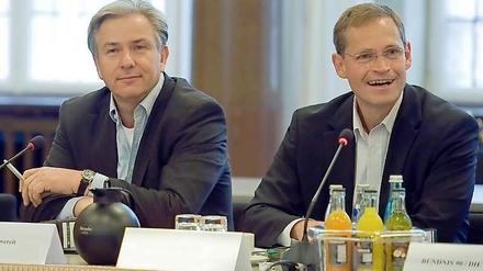 Eingespieltes Team: Der Amtsinhaber und sein Kronprinz Michael Müller. Nun heißt es, dass Müller noch in der kommenden Legislaturperiode seinen Chef beerben soll.