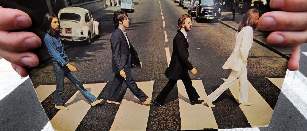 Legendäres Album, legendärer Zebrastreifen. Das Beatles-Album "Abbey Road"
