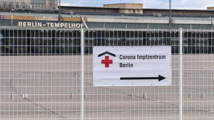Im Impfzentrum im ehemaligen Flughafen Tempelhof wird nur Astrazeneca gespritzt.