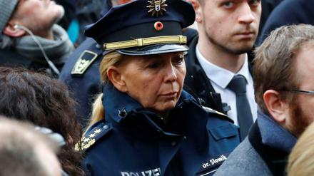 Die Chefin der Berliner Polizei: Barbara Slowik.
