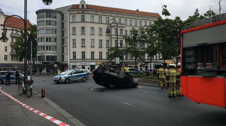 Am Hermannplatz kam es am Samstagvormittag zu einem Verkehrsunfall.