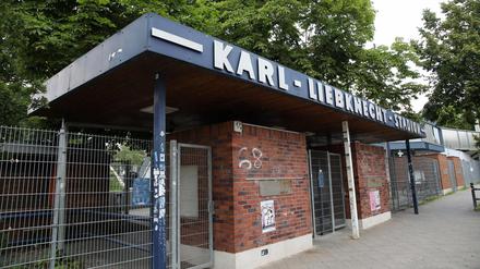Das Babelsberger Karl-Liebknecht-Stadion. Hier trafen der SV Babelsberg 03 und BFC Dynamo am Samstag aufeinander. 
