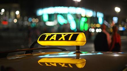 Ein Taxi in Berlin (Symbolfoto).