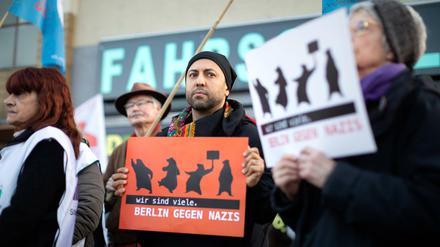 Im November 2019 gab es in Neukölln eine Solidaritätskundgebung für die Betroffenen der Anschlagsserie - und gegen Nazis.