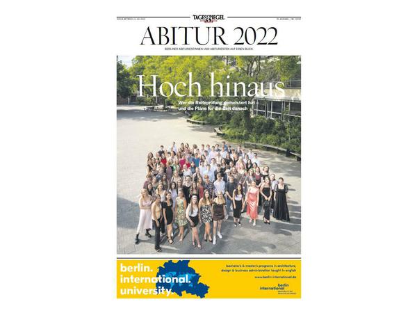 Die Namen der Berliner Abiturient:innen sind in der Printausgabe des Tagesspiegels vom 6.7.2022 nachzulesen.