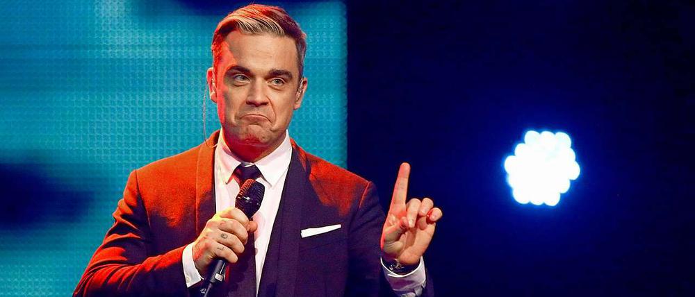 Lange nicht aufgetreten. Im Mai nächsten Jahres kommt Robbie Williams endlich wieder zum Konzert nach Berlin. 