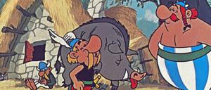 Eine Szene aus dem ersten Asterix-Zeichentrickfilm "Asterix der Gallier" .