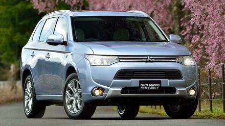 Erster seiner Art: Beim Mitsubishi Outlander Hybrid handelt es sich um das weltweit einzige Plug-in-Hybrid-SUV.
