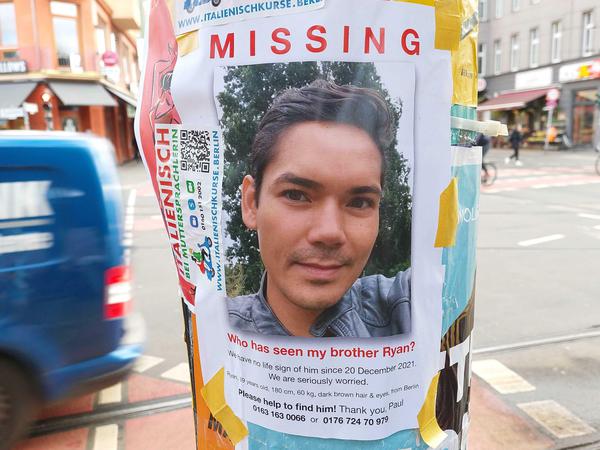 Ryan Mizgaiski wird seit dem 20. Dezember vermisst.