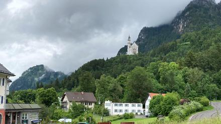 Das sonst überlaufene Märchenschloss Neuschwanstein war acht Wochen ohne einen einzigen Besucher. 