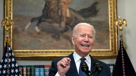 Joe Biden suchte lange nach den richtigen Worten zur Kabul-Krise.