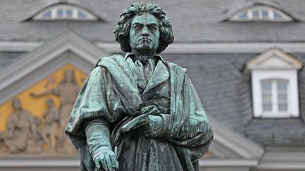 Die Bonner Beethoven-Statue sorgte von Anfang an für Ärger.