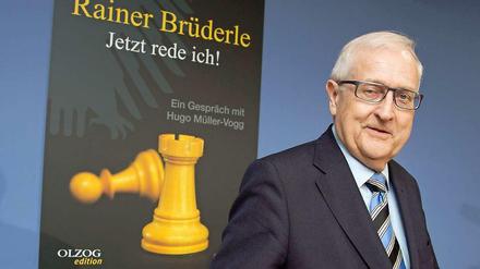 Rainer Brüderle stellte am Mittwoch sein Buch "Jetzt rede ich!" vor.