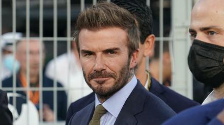 Der englische Ex-Fußballstar David Beckham.