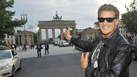 Endlich Weltniveau? David Hasselhoff wird dieses Jahr wieder bei der Silvesterparty am Brandenburger Tor auftreten.