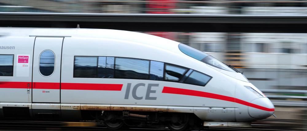 Ein Intercity-Express (ICE) der Deutschen Bahn.