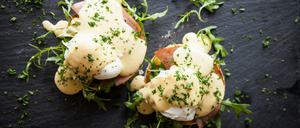 Ein kalorienbombiger Start in den Tag: Eggs Benedict sind der Brunch-Klassiker.