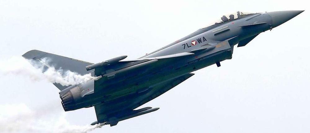 Fliegen mit Schallgeschwindigkeit: Der Eurofighter Typhoon beschleunigt innerhalb von Sekunden von Null auf sein Spitzentempo.