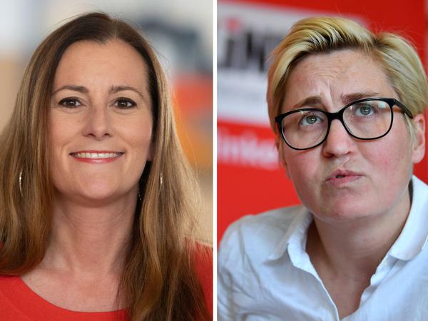 Doppelsitze: Janine Wissler (links) und Susanne Hennig-Wellsow führen seit Februar 2020 die Partei Die Linke.