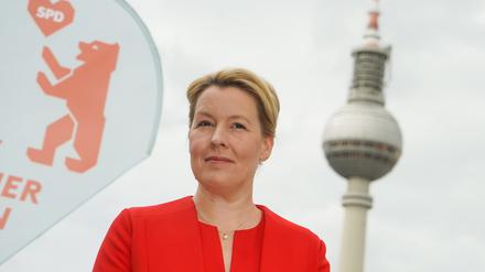 Franziska Giffey hat gute Chancen, Berlins Bürgermeisterin zu werden.