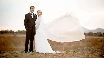 Ihr Hochzeitsfoto veröffentlichte Hannelore Kraft nach der kirchlichen Hochzeit auf Twitter.