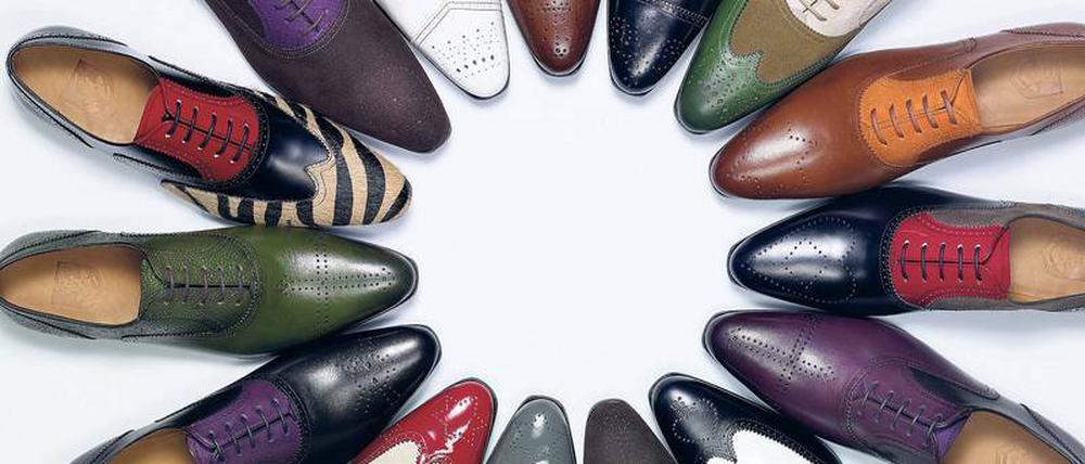 Leichtfüßig geht es in der Branche eher nicht zu. Einige Hersteller wie die auf buntes Schuhwerk spezialisierte Firma Melvin &amp; Hamilton haben dennoch Grund zur Freude.