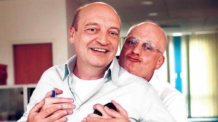 Sie bleiben sich treu. In den 90er Jahren lernten sich Robert Skuppin (l.) und Volker Wieprecht beim Jugendsender Fritz kennen. 
