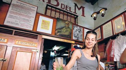 La Bodeguita del Medio in Havanna: Hier trank Hemingway seinen Mojito am liebsten.