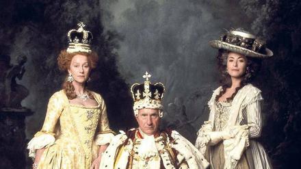 The Madness of King George: Nigel Hawthorne in dem gleichnamigen Film von 1994, mit Helen Mirren zur Linken.