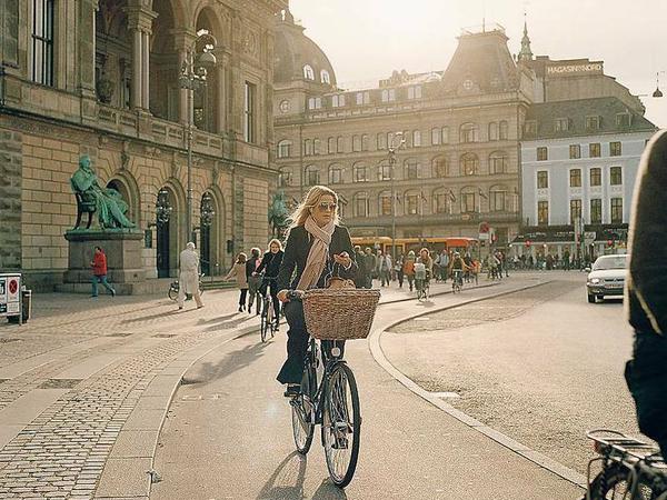 Kopenhagen ist ein Paradies für Radfahrer.