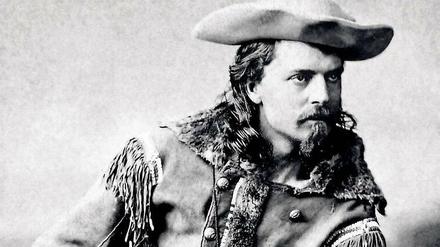 William Frederick Cody, genannt Buffalo Bill im Alter von 34 Jahren.