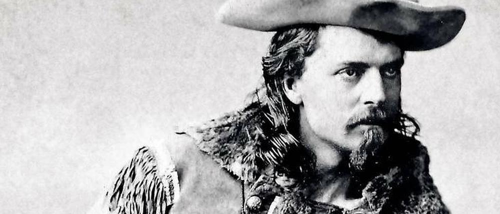 William Frederick Cody, genannt Buffalo Bill im Alter von 34 Jahren.