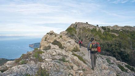 Beim Wandern auf Mallorca schaden Hilfsmittel nicht, feste Schuhe sind ein Muss. Der Weg der Insel weg vom Proleten-Image ist ebenfalls steinig. 