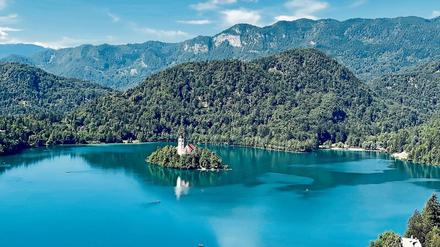 Der See von Bled gehört zu den am meisten besuchten Orten von Slowenien.