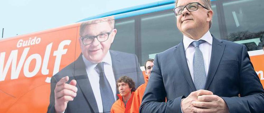 Tour de Trance. Die bisherigen Wahlkampfanstrengungen von CDU-Mann Guido Wolf verliefen glücklos.