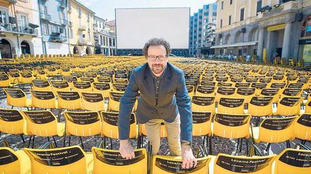 Carlo Chatrian wird die Berlinale verändern. Auf der Piazza Grande in Locarno zeigt er vor 8000 Zuschauern auch Hollywoodfilme.