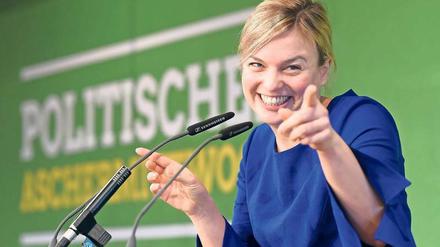 Grün-Blau. Regieren will Katharina Schulze, daraus macht sie kein Geheimnis. Sie sagt, sie sei nicht in die Politik gegangen, um am Spielfeldrand zu stehen.