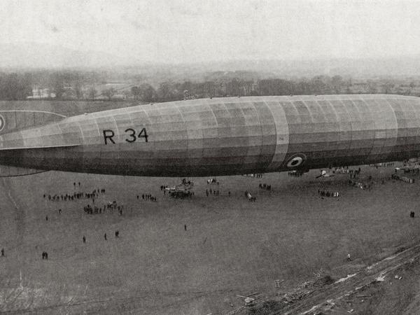 R 34 wurde von der Firma Beardmore Inchinnan Airship factory gebaut.