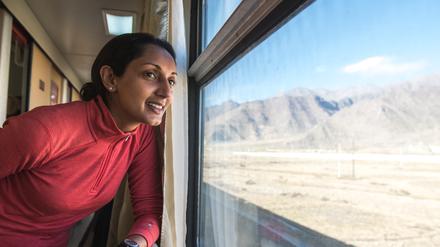 Für Monisha Rajesh ging mit der Zugreise ein Traum in Erfüllung. 