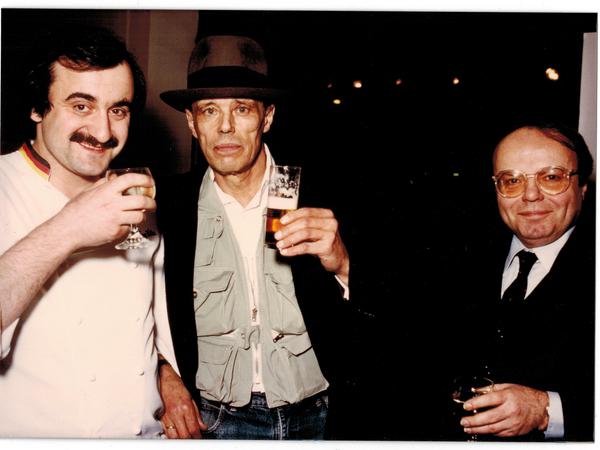 Franz Keller mit Joseph Beuys
