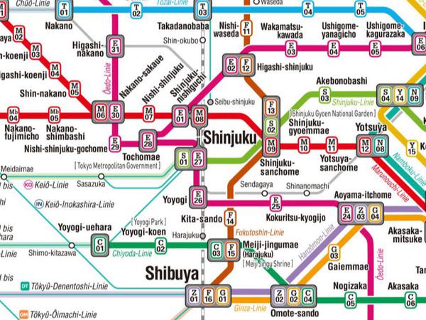 590 Kilometer Strecke misst Tokios U-Bahn-Netz, Berlin kommt auf 146 Kilometer.