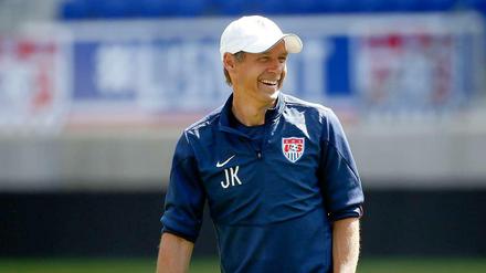 Bei der Arbeit: US-Trainer Jürgen Klinsmann.