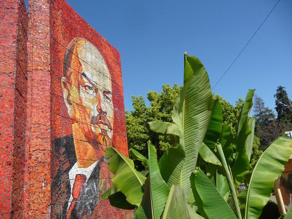 In Sotschi unvergessen: Russlands Übervater Lenin.