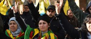 Kein eigenes Land, nirgends. Kurden bei einer Demonstration in Stuttgart.